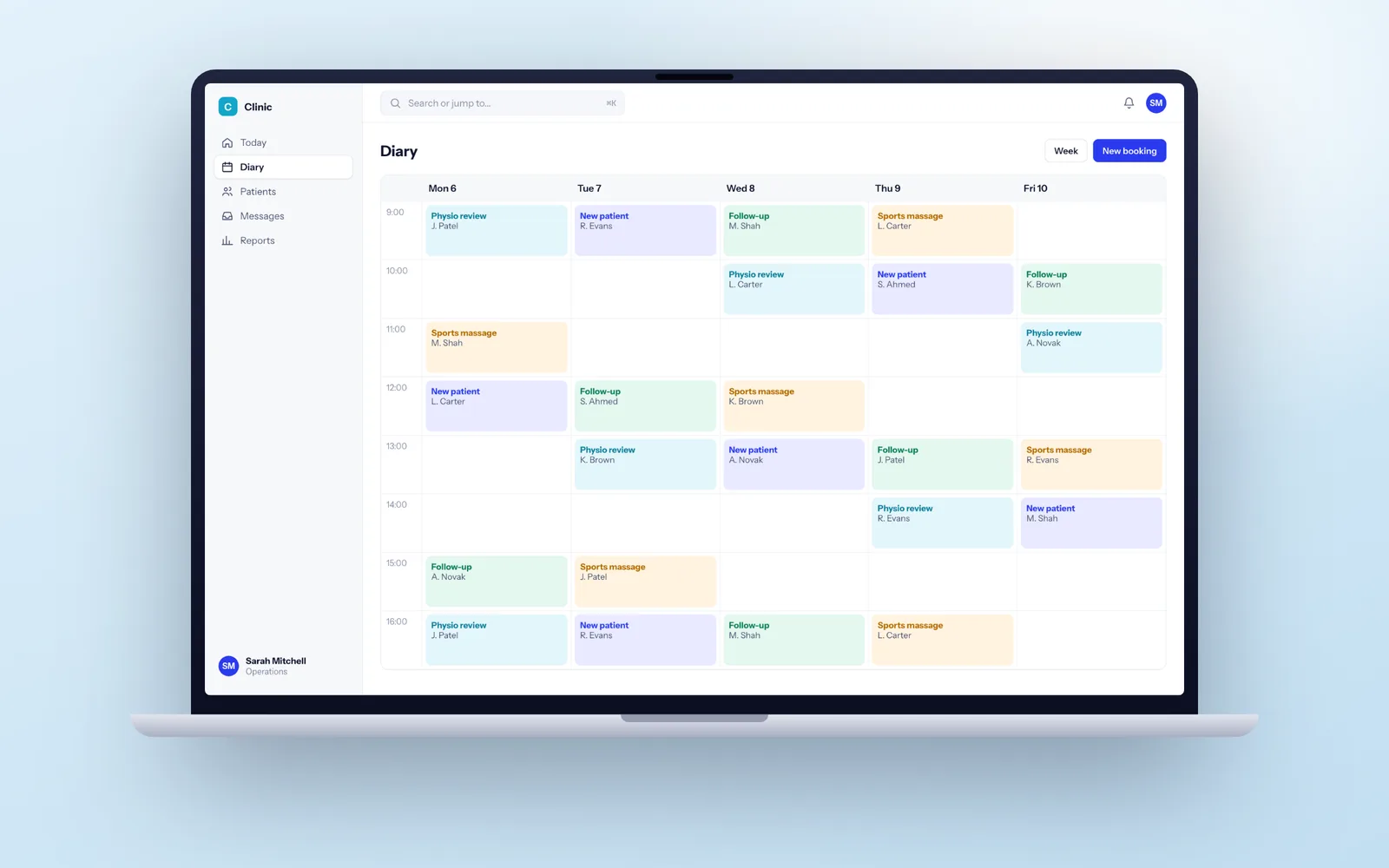 Healthcare and clinics screenshot