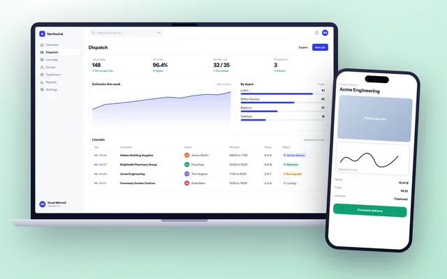 Mobile apps screenshot