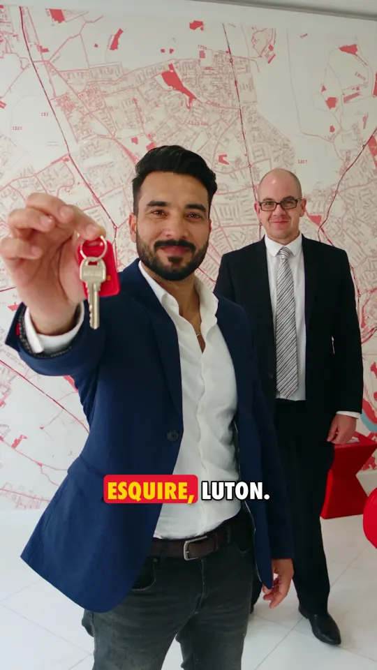 Still from a video ad for a estate agent