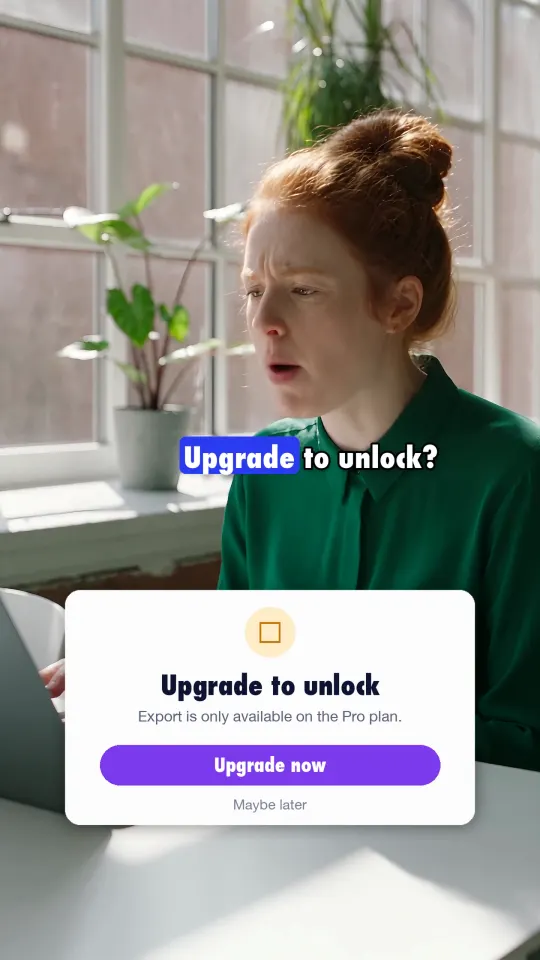 Still from a video ad for a bespoke software developer